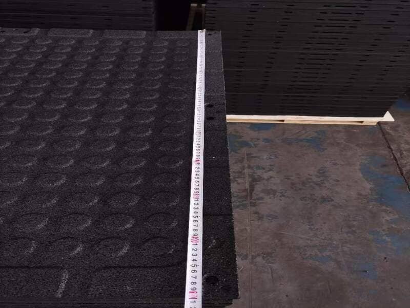 dimpled underlayment for basement floors